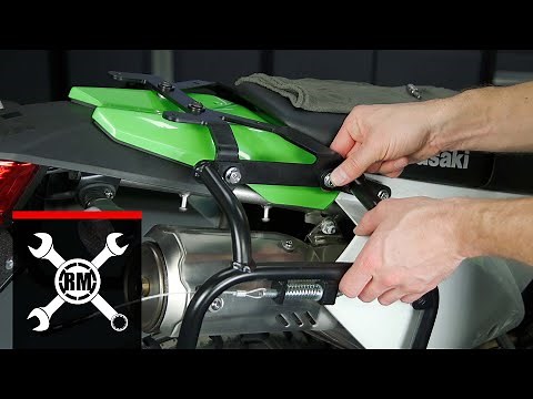 How To Install Tusk Pannier Racks with Top Rack on a Kawasaki KLX300