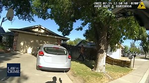 The Modesto Police Department released bodycam footage of Officers Sam Munsey and Sergio Valencia shooting Paul Chavez Jr., who was allegedly drunk and wielding a tow hitch on July 14. Chavez died at a local hospital. The footage was released after his family announced legal action. | Law&Crime