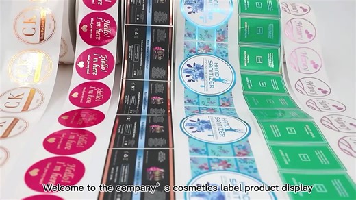 Custom Printed Luxury Perfume Bottle Label Sticker Waterproof Adhesive Vinyl Embossed Gold Foil Parfum Roll Labels