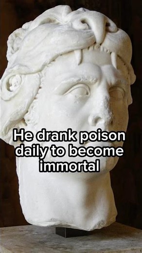 He drank poison daily to become immortal #history #painting #arthistory
