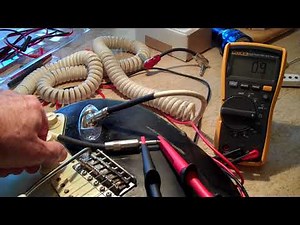 Checking Your Guitar Pickup's Resistance (kOhms) with a Digital Multi-Meter