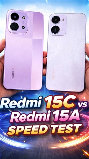 Redmi 15A 5G vs Redmi 15C 5G - Speedtest Rv