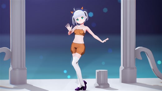 【永远永远酱w】Summertime MMD 4K
