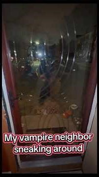 when the neighborhood vampire wants to bite you #funnyvideo #skit