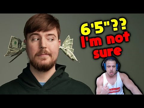 MrBeast on Tyler1 real height