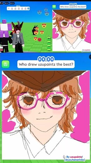 CUTE or CURSED? ❓ Drawing my Roblox Avatar ✨#roblox #shorts #drawme