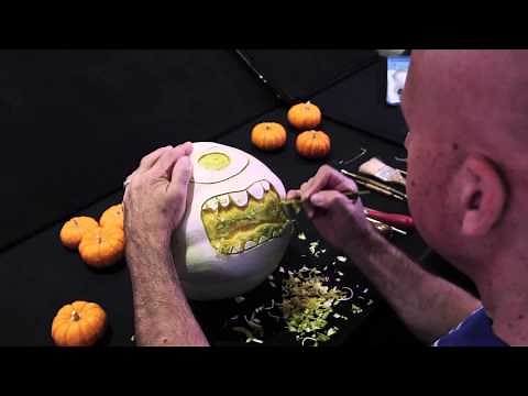 Mike Wazowski Pumpkin Carving | Disney.Pixar's Monsters University