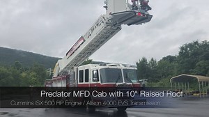 KME’s Walk-Around Video highlights DEMO 10602, a 102’ Rear Mount Platform. Constructed of 100,000 psi steel and a 2.5:1 structural safety factor the #AerialCat™ family is hands-down the strongest in the industry. #kmeworks4u #kme For more information, contact your local dealer at www.kmefire.com. | KME Fire Apparatus