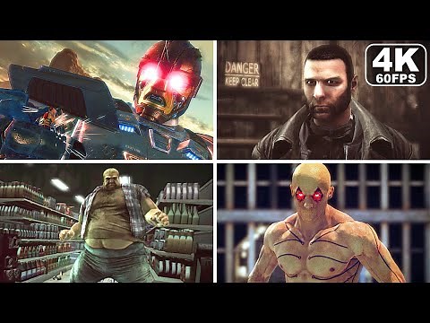 X-Men Origins Wolverine All Bosses/Boss Fights (4K 60FPS)