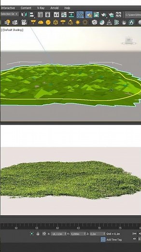 How to create photo realistic 3D grass in 3dsmax (corona/vray)