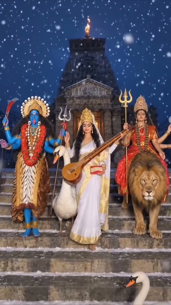 Jai Maa 🌺Kali Maa Saraswati🌺 Maa Durga🙏🔱🚩 #shorts