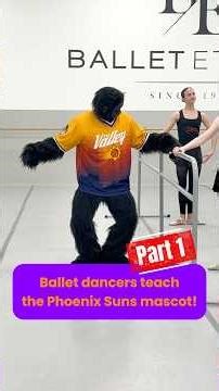 Phoenix Suns mascot Go the Gorilla takes his first ballet class 🩰🔥