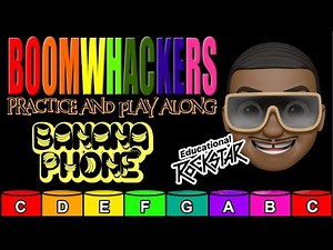 BOOMWHACKERS - Practice & Play Along - Banana Phone with ‪@musication‬