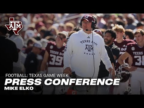 Texas Game Week Press Conference: Mike Elko