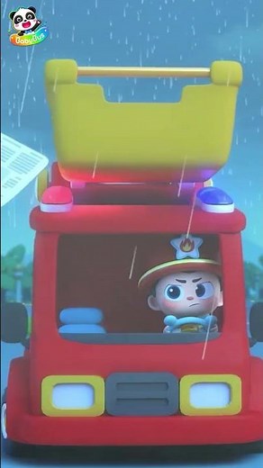 태풍이 왔어요! 소방관 출동! #shorts #베이비버스