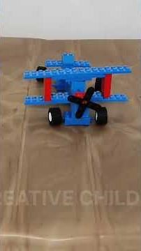 Building my LEGO Airplane piece by piece!! wait for end