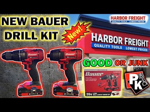 NEW HARBOR FREIGHT BAUER DRILL KIT / GOOD OR BAD #tools #harborfreight #toolreviews #tooltest