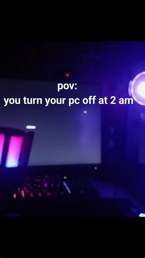 Late Night Gaming Shutdown POV