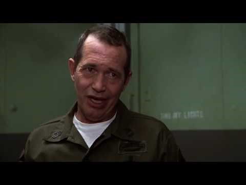 Sgt Hulka in Stripes take a swing