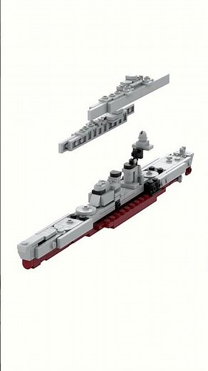 LEGO USS Missouri Speed Build - Epic Battleship MOC!