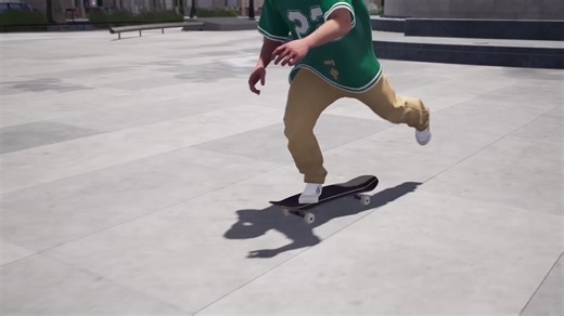A couple late flips for the feed 🤌🤌. #skate #sessionskatesim #lateflip #realism #paris ##fyp