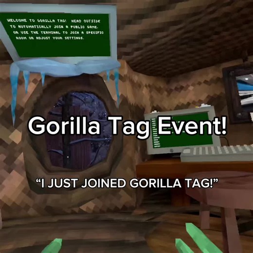 Gorilla Tag Event! Honestly the world record for most players in gtag is crazy ngl I kinda expected more, like a new map or some changes on all the maps or a monster chasing people so that was kinda disappointing cuz I expected more than just alien popping out and breaking window #gorillatag #gtag #vr #event #funny