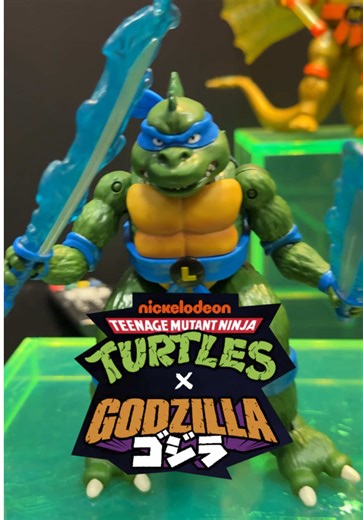TMNT x Godzilla Crossover Figures at NY Toy Fair 2026