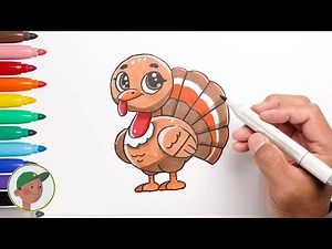 How to Draw a Turkey | Easy Thanksgiving Tutorial