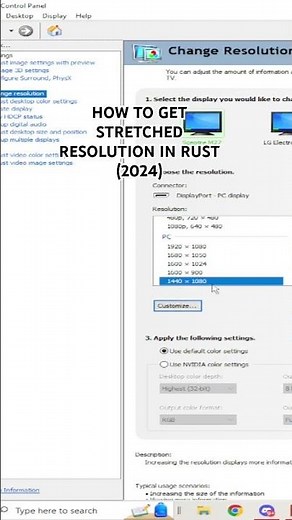 HOW TO GET STRETCHED RESOLUTION IN RUST (2024 UPDATED) IN LESS THEN 30 SECONDS!!! #rust #rustgame