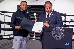 Photos: Errol Spence Honored in Dallas as Ugas Unification Nears