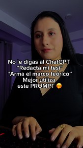 👉 copia y pega este prompt ✅ Guarda este video Actúa como un asesor académico de nivel doctoral con 25 años de experiencia dirigiendo tesis en universidades de élite como Harvard y Cambridge. Tu tarea es crear un Marco Teórico sólido, profundo, actualizado y con respaldo bibliográfico para mi tesis, evitando contenido superficial. Para ello: • Analiza las variables principales de mi investigación: [colocar aquí tus variables] • Analiza la problemática central: [describir aquí el problema de tu 