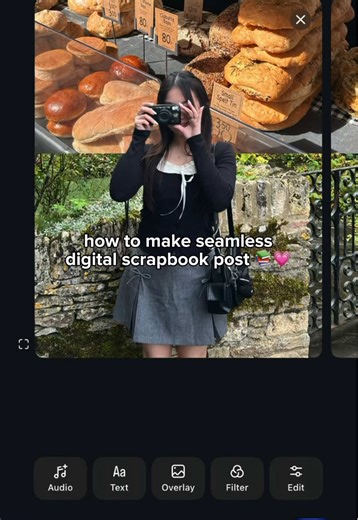 POV: you just discovered scrapbook carousels… ✨📷☁️ save this for your next post! . digital scrapbooking.. yes or no? 🥨 . . #BeautyPlus #digitalscrapbook #carousel #tutorial #howto digital scrapbook, how to edit, photo editing, photo ideas, photo inspo, seamless carousel, carousel edit, photo editor, trend