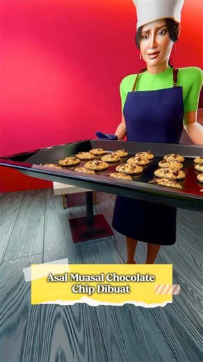 Asal Muasal Chocolate Chip Dibuat #chocochips #cookies #goodtime #jajanan #animasiedukasi #feedshort