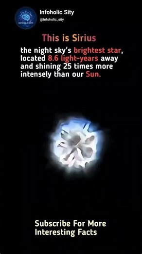 Why Sirius is the Brightest Star in Our Sky 🌟