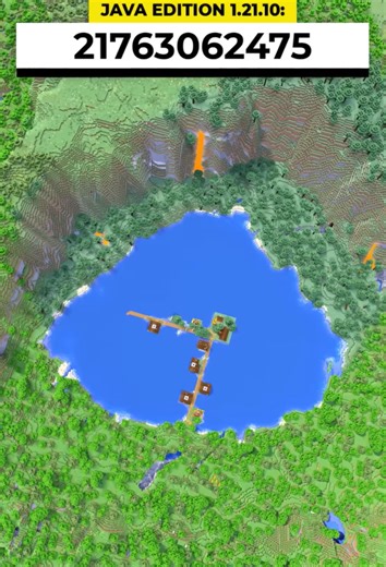 Minecraft abandoned lake village seed reveal