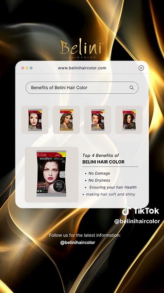 Belini Hair Color: New Packaging, Same Quality