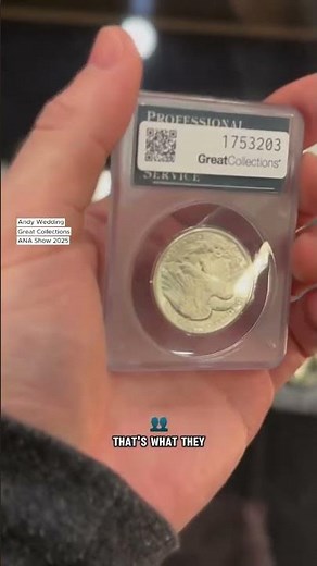 🧾 ONE OF THE FIRST 400 COINS EVER GRADED BY PCGS 🧾 At the ANA National Money Show 2025, I had the