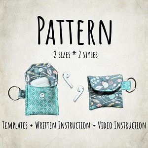 PDF Pattern - Snap Keyring Pouch Tutorial/pattern - Instant Download - Sewing - Air Pod Pouch - Lipstick Pouch - Money Pouch DIY - Etsy Canada