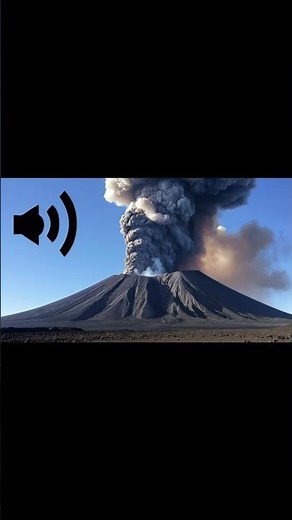 bruit eruption volcanique short
