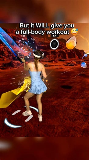 Beat Saber But It’s a Full-Body Workout… on Mars 🚀