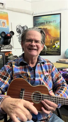 The official Ukulele playing hat… @coastalfolkart