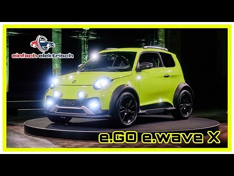 ⚡️2022 e.go e.wave X 🔋startet Ende des Jahres als moderner Cityflitzer für bis zu 4 Personen❗️