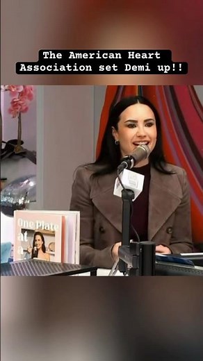 Demi Lovato explains why she sang Heart Attack for the American Heart Association #demilovato