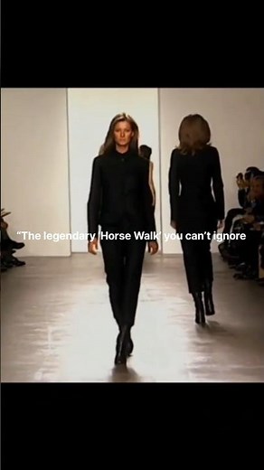 Different walks, same power… these ‘horse walk’ changed everything 🐎🔥” #GiseleBündchen