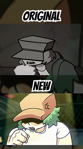 FNF GARCELLO CUTSCENE ORIGINAL VS NEW #fnf #fnfmod #garcello #animation