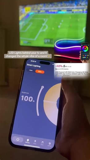 Transform Your Living Room with LED TV Lights