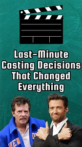 Behind every successful film, there's often a tale of casting twists and turns. From unexpected replacements to eleventh-hour decisions, these actors found themselves stepping into iconic roles at the last minute. #celebrity #hollywood #famouscelebrity #celebrityfacts #celebritylife #celebrityupdates #movies #casting #moviecast #lastminutecasting #eleventhhour #ryangosline #wolverine #xmen #hughjackman #lifeofpi #tobeymaguire #michaeljfox #thelonelybone #kurtrussell #thethingmovie #backtothefutu