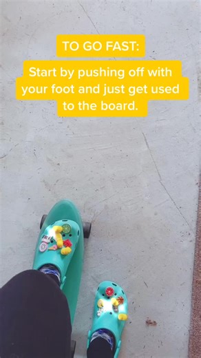 How to go fast on a skateboard: #skateboard #pennyboard #lifehack #tips #skatelife