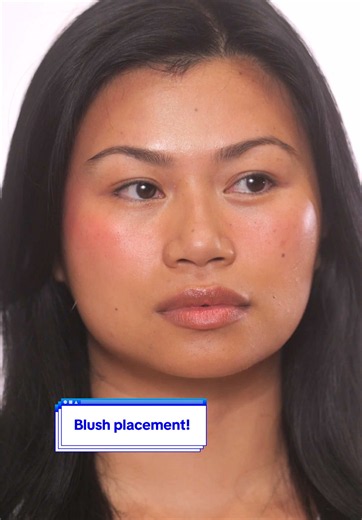 Why do they always apply blush to the center of the face in eastern countries?? @Armani beauty #kbeauty #blush #makeuptutorial