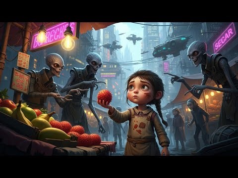 Aliens Mocked a Human Girl Selling Fruit for Her Brother’s Implant—Then Galactic Marauders Appeared